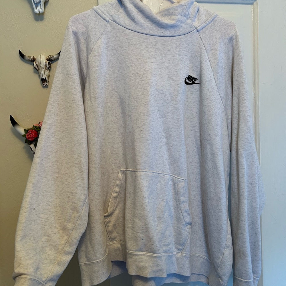 Cowl neck hoodie